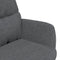 vidaXL Relaxstoel stof donkergrijs