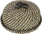 J-Line broodmand Deksel - jute - naturel/zwart