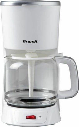 Brandt CAF1318S - Filterkoffiemachine - 18 kopjes 1,8 l - Zilver/Wit