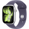 Apple Watch Series 11 - Smartwatch - GPS + Cellular - 46mm Aluminium Sportbandje S/M Zilver (Paars)