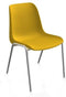 Rome Kantinestoelen - Kunststof - Geel