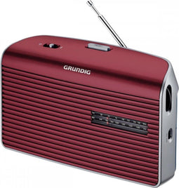 Grundig Music 60 - Portable Radio - AM/FM - Rood