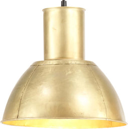 vidaXL Hanglamp rond 25 W E27 28.5 cm messingkleurig