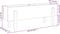 vidaXL - Plantenbak - verhoogd - 101x30x38 - cm - massief - grenenhout - wit