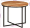 vidaXL - Salontafel - 55x55x45 - cm - massief - acaciahout - en - ijzer