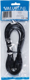 Nedis S-Video-Kabel - S-Video Male - S-Video Male - Vernikkeld - 480i - 2.00 m - Rond - PVC - Zwart - Envelop