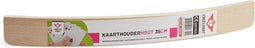 Longfield Kaarthouder - Hout 35 cm - Kleur: Hout