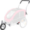 Trixie Joggerset - Fietskar Large - 360 graden zwenkwiel - Rood/Zwart
