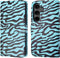 imoshion Hoesje Geschikt voor Samsung Galaxy S24 Hoesje Met Pasjeshouder - imoshion Design Bookcase smartphone - Meerkleurig / Black Blue Stripes