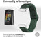 imoshion Elastisch nylon bandje - Geschikt voor Fitbit Charge 6, Charge 5 - Groen - One Size