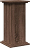 vidaXL - Sokkel - met - opbergruimte - 31x30x60 - cm - bewerkt - hout - bruin - eiken
