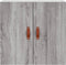 vidaXL - Wandkast - 60x31x60 - cm - bewerkt - hout - grijs - sonoma - eikenkleurig