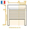 Rolluik - PVC - Handmatige riem - L 100 x H 120 cm