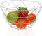 Fruitschaal Versa Wit Staal Ijzer (27 x 13 x 27 cm)