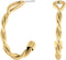 Tommy Hilfiger Jewels TJ2780687 Hoop Twist Dames Goudkleurig 27mm