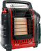 Mr Heater MH9BDF - Draagbare Gaskachel - 2400W voor ruimtes tot 26m² - Zwart/Rood