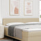 vidaXL - Hoofdbord - Eenvoudig - Ontwerp - Lichtgroen - Grijs - 200 - cm - Corduroy