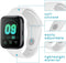 iMoshion Bandje Geschikt voor Oppo Watch 41 mm - iMoshion Siliconen bandje - Wit