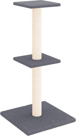 vidaXL - Kattenmeubel - met - sisal - krabpalen - 73 - cm - donkergrijs