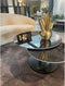 Salontafel Carbonado rond Sintered stone 80 cm