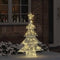 Kerstboom met 100 LED Warmwit 120 cm Acryl