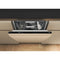 WHIRLPOOL W7IHP40LC - Inbouw vaatwasser 60cm - 15 couverts 40 dB(A) - zwart glas