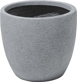 KANNIA - Bloempot - Grijs - 36 cm - Klei-vezelmengsel