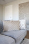 Dutch Decor PACO - Sierkussen van katoen 40x60 cm Pumice Stone - beige - Inclusief binnenkussen