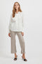Vila Vigimas - L/s Shirt/su - Katoen - Wit