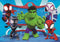 Clementoni - Puzzel - 60 Stukjes - Marvel Spidey - Kinderpuzzel - Vanaf 4 Jaar