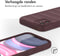 imoshion Hoesje - Geschikt voor iPhone 11 - EasyGrip Backcover - Aubergine