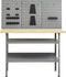 vidaXL - Werkbank - met - drie - wandpanelen