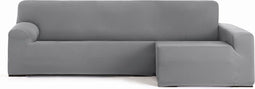 Hoes voor chaise longue met lange armleuning rechts Eysa BRONX Grijs 170 x 110 x 310 cm
