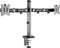 My Wall bureaubeugel voor 2 monitoren tot 32 inch / full motion / zwart/zilver