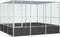 Vogelkooi 111X107X211,5 Cm Gegalvaniseerd Staal Grijs
