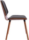 vidaXL - Eetkamerstoelen - 2 - st - kunstleer - zwart