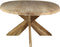 HSM Collection Ovale eettafel met kruispoot - 220x110 cm - blank - teak