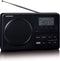 Lenco MPR-035BK - Draagbare PLL FM Radio - 20 voorkeuzezenders - Zwart