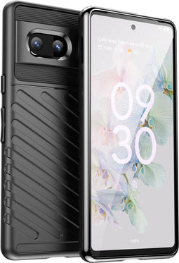 iMoshion Hoesje Geschikt voor Google Pixel 7 Hoesje Siliconen - iMoshion Thunder Backcover - Zwart