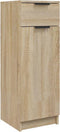 vidaXL - Badkamerkast - 32x34x90 - cm - bewerkt - hout - sonoma - eikenkleurig