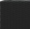 vidaXL - Plantenbak - met - 2 - potten - 90x20x40 - cm - poly - rattan - zwart