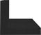 vidaXL - Wandkasten - 2 - st - 80x11x9 - cm - massief - grenenhout - zwart