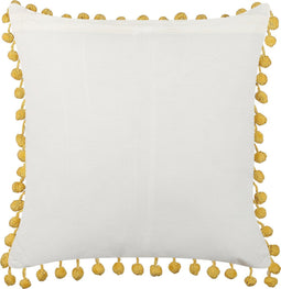 LYCROIS - Sierkussen - Gebroken wit - 45 x 45 cm - Katoen