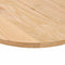 vidaXL - Tafelblad - 100x50x2 - cm - ovaal - massief - eikenhout