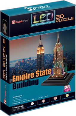 Cubic Fun 3D Puzzel Empire State Building LED