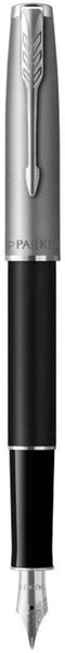 Parker Sonnet - Vulpen - Roestvrijstalen medium penpunt - Zwart met palladiumdetails