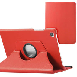 imoshion Tablet Hoes - Geschikt voor Samsung Galaxy Tab S6 Lite (2024) / Galaxy Tab S6 Lite (2022) / Galaxy Tab S6 Lite - 360° Draaibare Bookcase - Rood