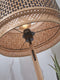 GOOD&MOJO Vloerlamp Bhutan - Zwart/Bamboe - Ø40x160cm - - Staande lampen voor Woonkamer - Slaapkamer