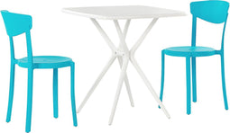 SERSALE/VIESTE - Bistroset voor 2 - Wit - Synthetisch materiaal