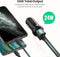 Ugreen 50875 - Autolader met 2 USB-poorten - Snel opladen 24W - Zwart